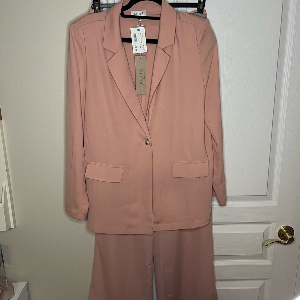 Women's Blazer in Dusty Rose